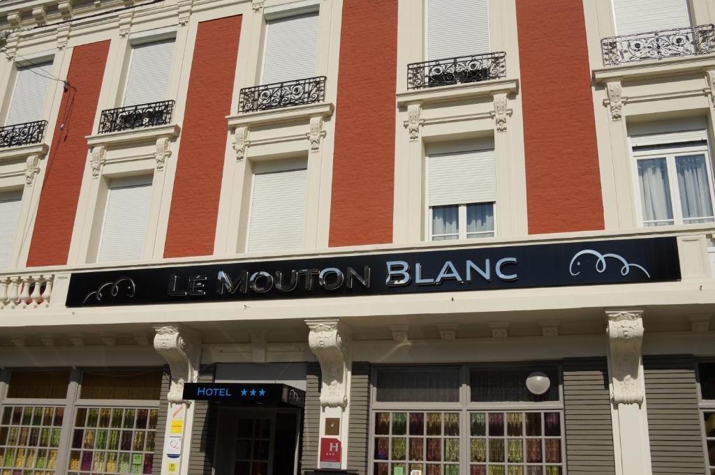 Logis Hotel & Restaurant - Le Mouton Blanc Cambrai Exterior foto